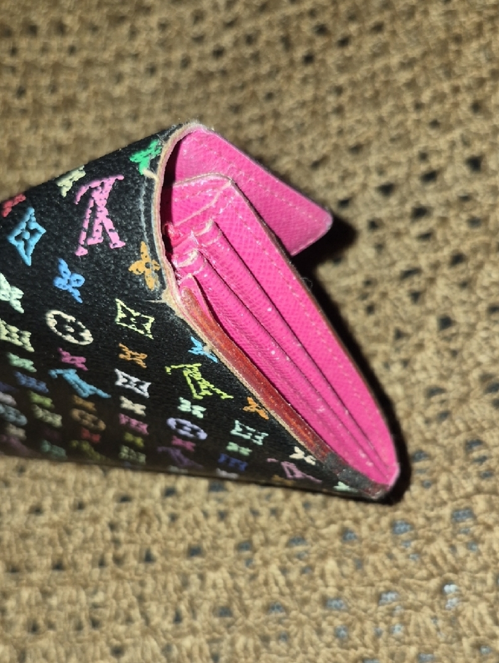 Authentic LV Black Murikami Monogram Wallet (Project Piece) - Picture 5 of 11